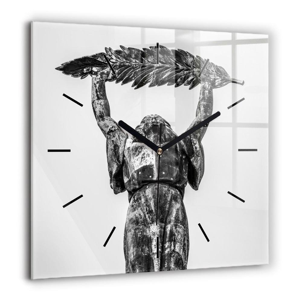 Szögletes fali üvegóra 60x60 Szabadságszobor Budapesten