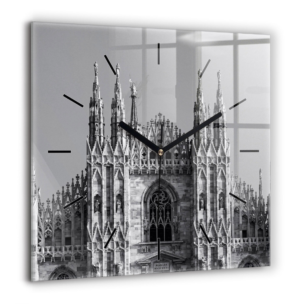 Szögletes fali üvegóra 60x60 Duomo di Milano székesegyház