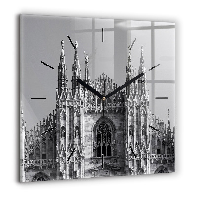 Szögletes fali üvegóra 60x60 Duomo di Milano székesegyház