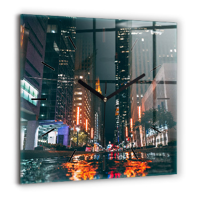 Négyzet alakú üvegóra 60x60 Hilton Hotel Houstonban