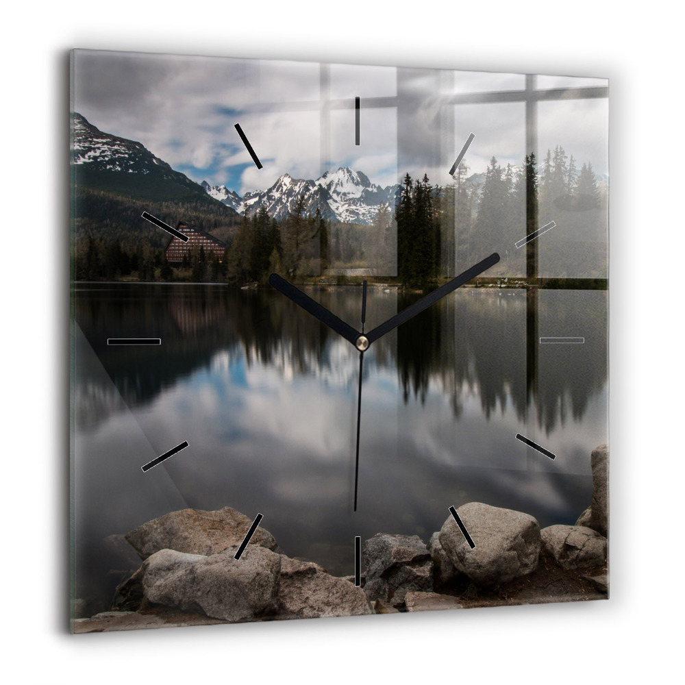 Négyzetes üvegóra 60x60 Magas Tátra Szlovákiában