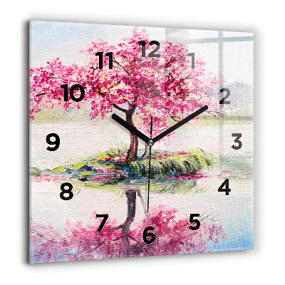 Négyzet alakú üvegóra 60x60 Mozaik egy fáról