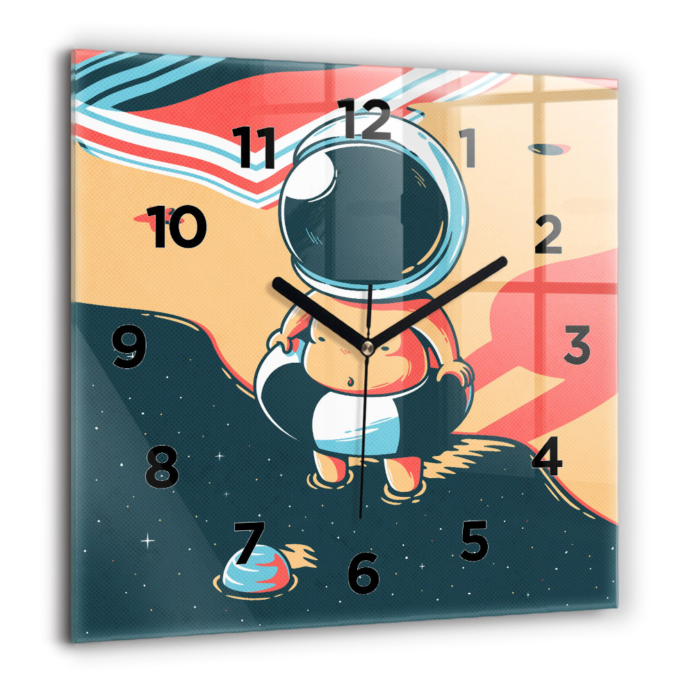 Szögletes üvegóra 60x60 Gyermeki képzelet