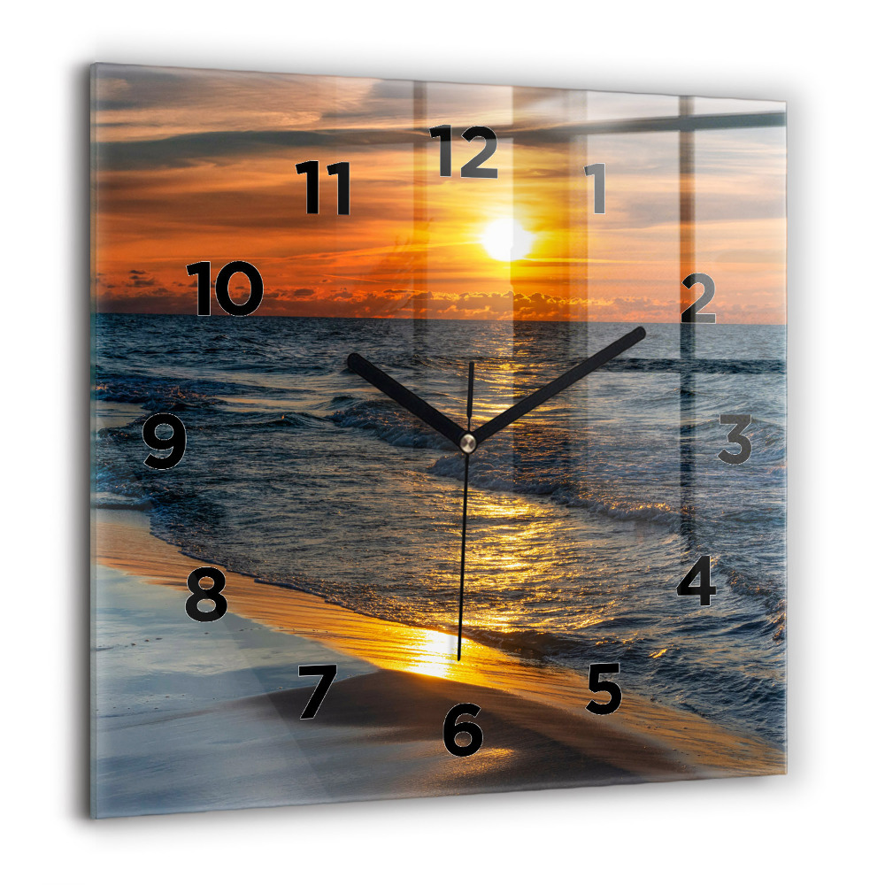 Négyzet alakú üvegóra 60x60 Władysławowo Balti-tenger