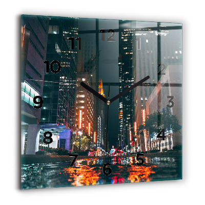 Négyzet alakú üvegóra 60x60 Hilton Hotel Houstonban