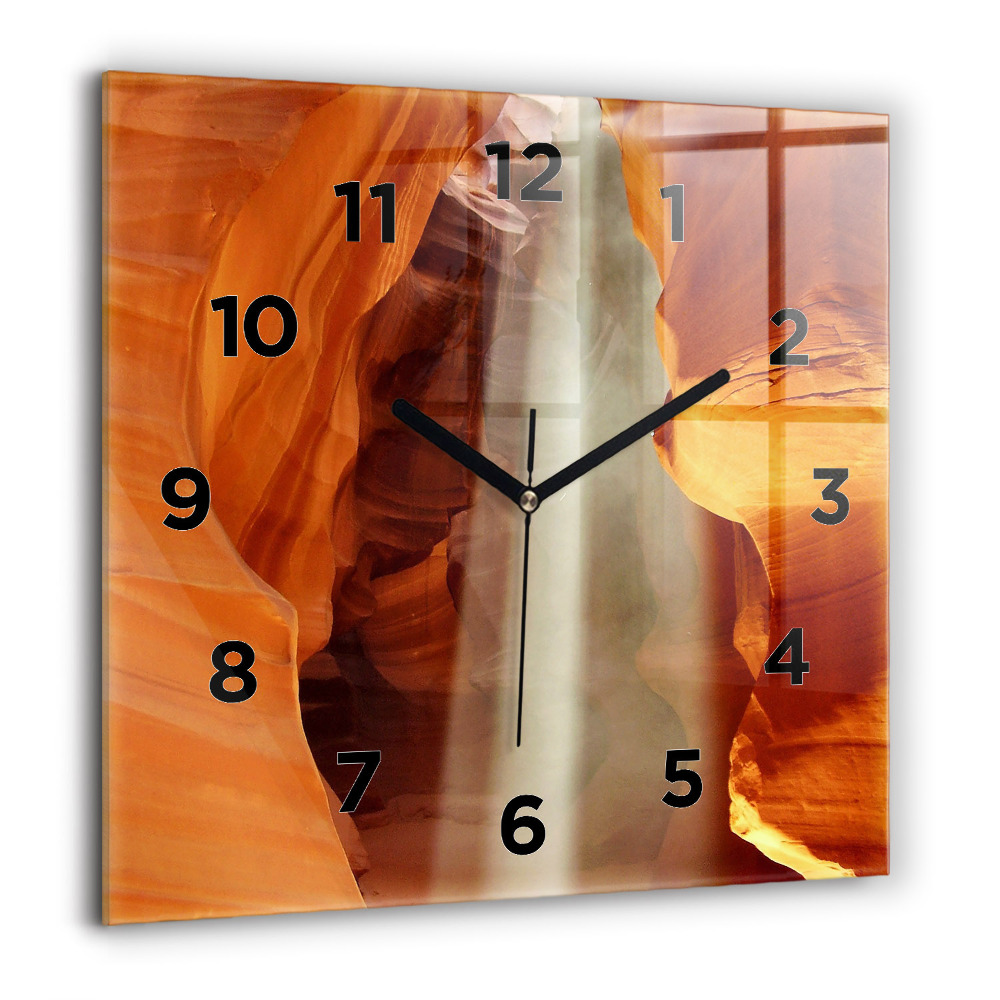 Négyzetes üvegóra 60x60 Sivatagi kanyon