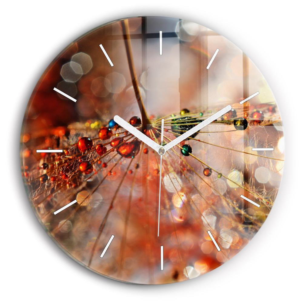 Kerek falióra 30 cm Fújó harmattal