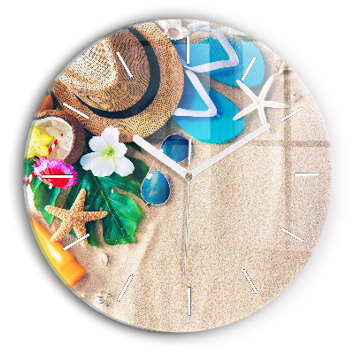 Egyedi üvegóra kerek 30 cm Nyaralási kiegészítők