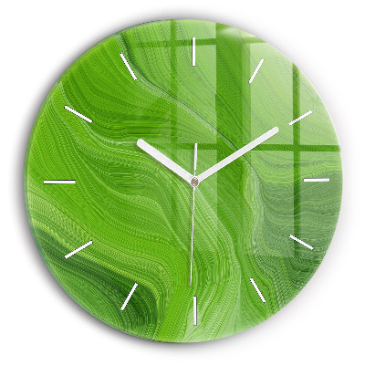 Fali üvegóra kerek 30 cm Modern hullámok