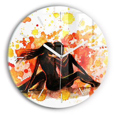 Kerek falióra 30 cm Szerelem és egy szerelmes pár