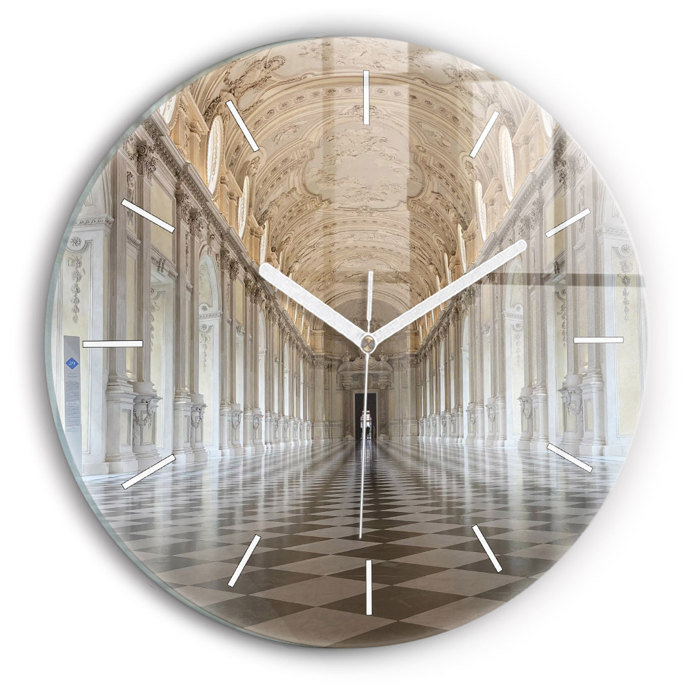 Kerek falióra 30 cm A Szűzanya szobra Lyonban