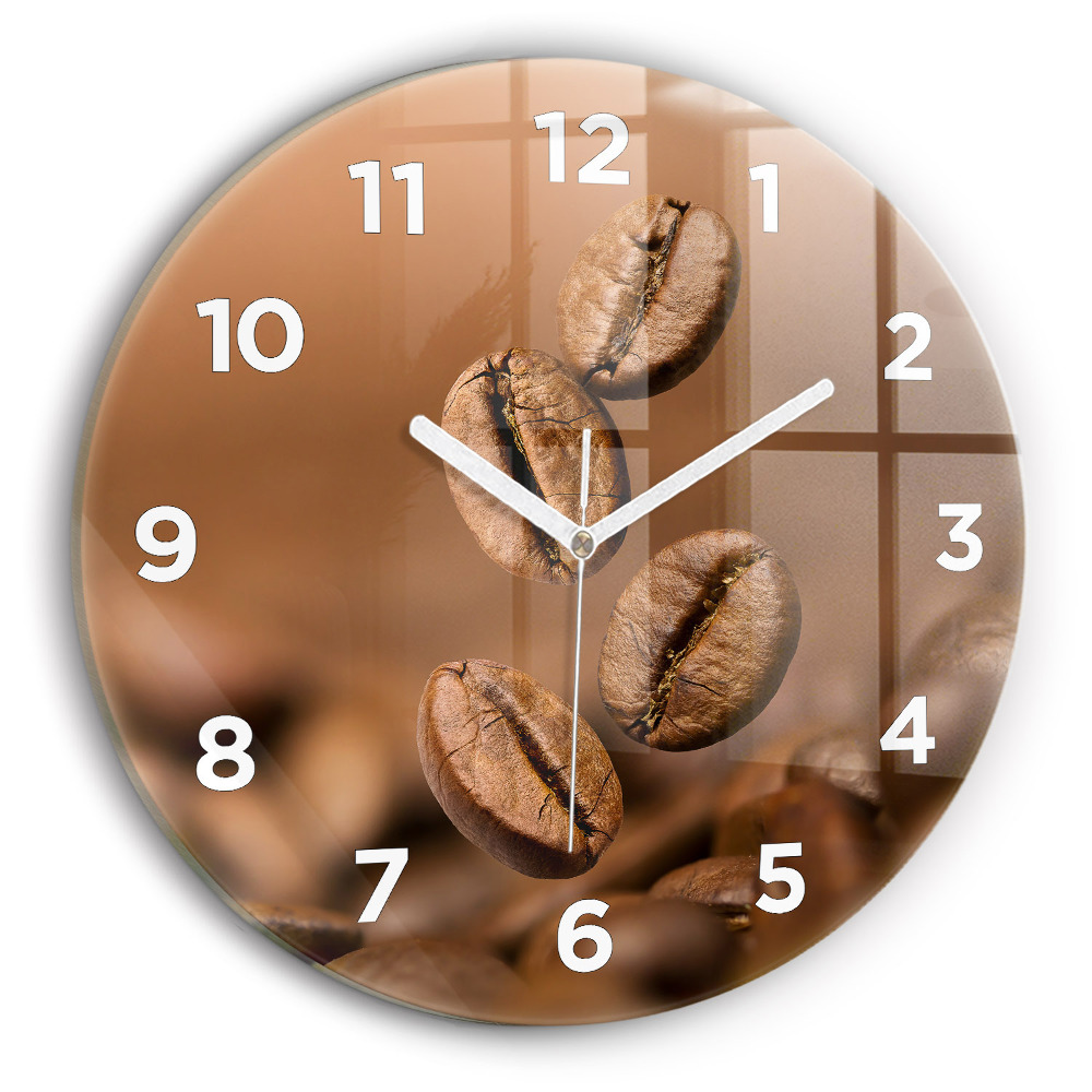 Fali üvegóra kerek 30 cm Absztrakt színek