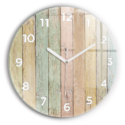 Fali üvegóra kerek 30 cm Színes táblák