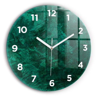 Kerek falióra 30 cm Smaragdzöld fal