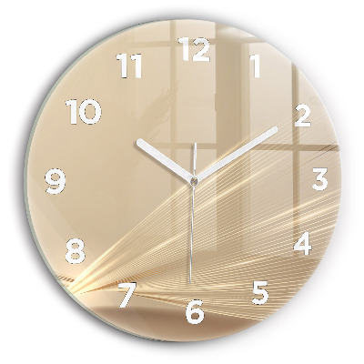 Fali üvegóra kerek 30 cm Absztrakt fény