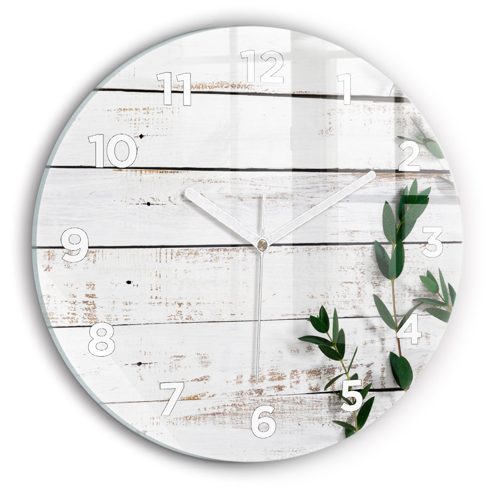 Kerek falióra 30 cm Könnyű fadeszkák