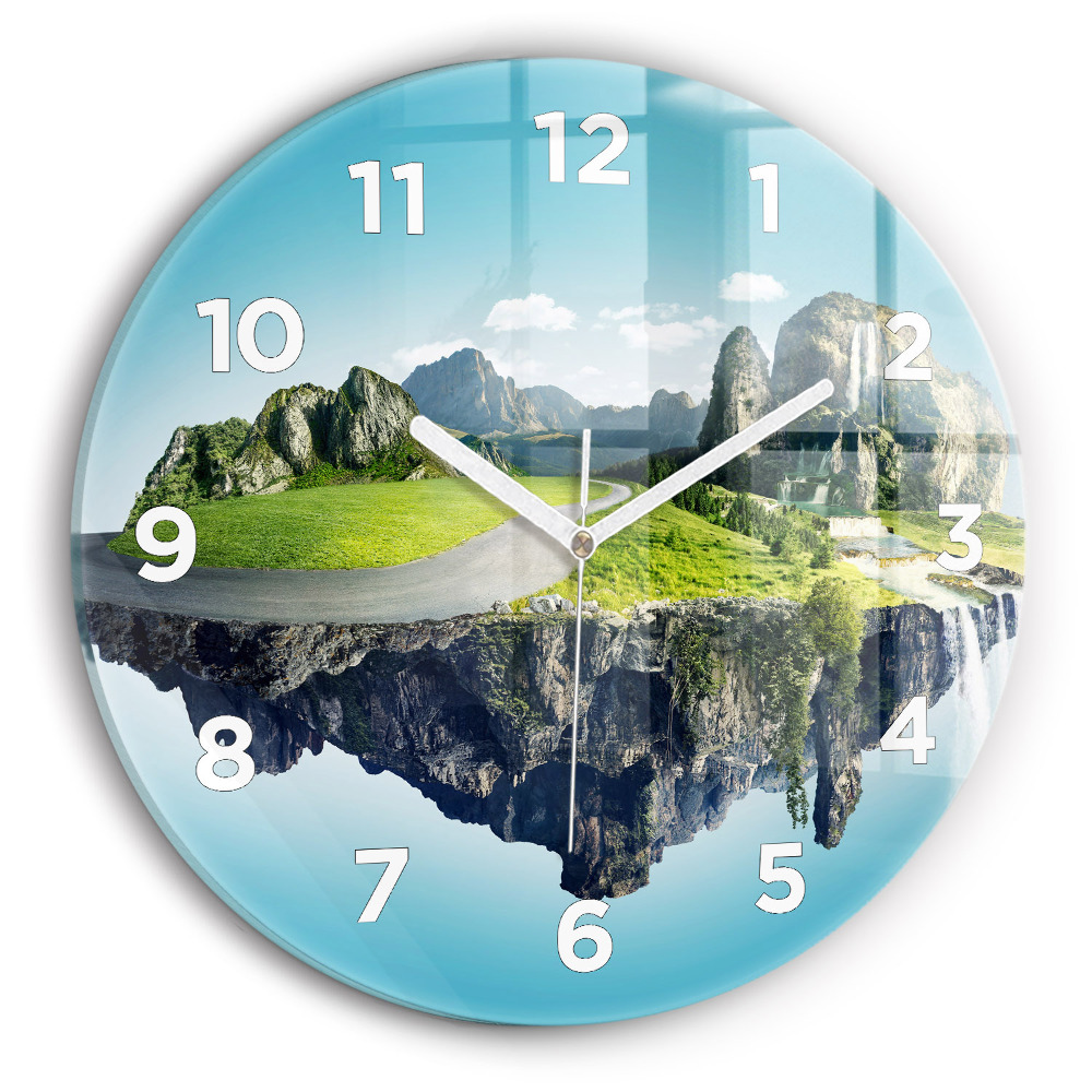 Egyedi üvegóra kerek 30 cm Repülő sziget