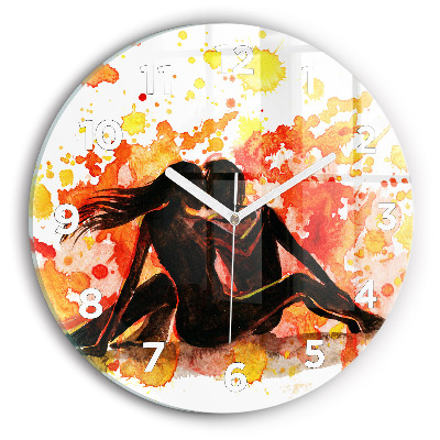 Kerek falióra 30 cm Szerelem és egy szerelmes pár