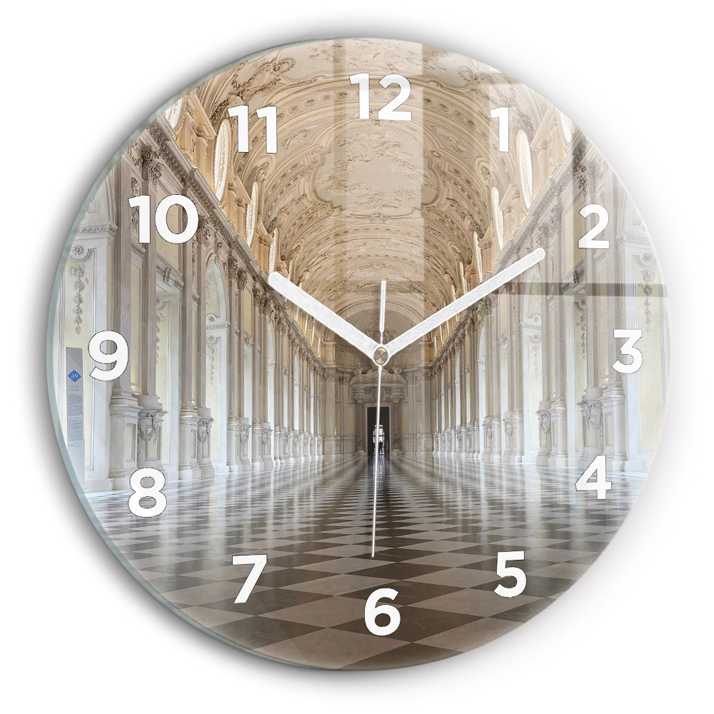 Kerek falióra 30 cm A Szűzanya szobra Lyonban