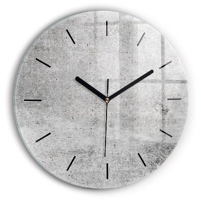 Kerek fali üvegóra 30 cm Nyers fal