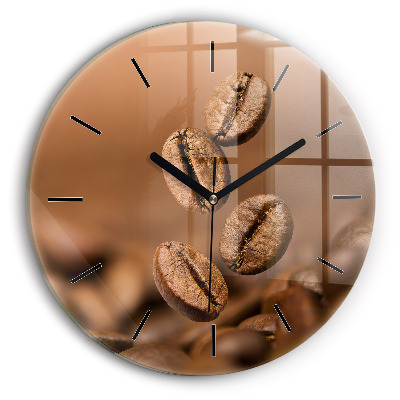 Fali üvegóra kerek 30 cm Absztrakt színek