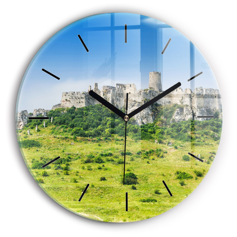 Kerek fali üvegóra 30 cm Szepsi vár Szlovákiában