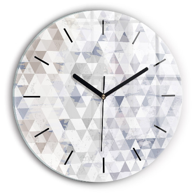 Fali üvegóra kerek 30 cm Geometrikus minta