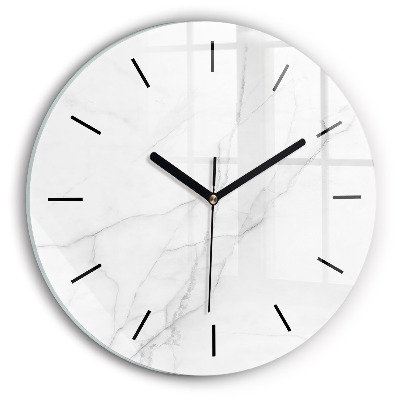 Fali üvegóra kerek 30 cm Dekoratív márvány