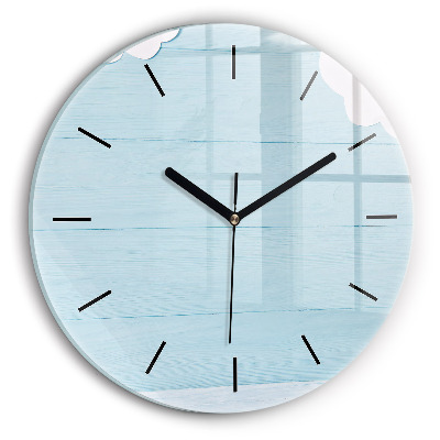 Kerek fali üvegóra 30 cm Gyermekek táblája