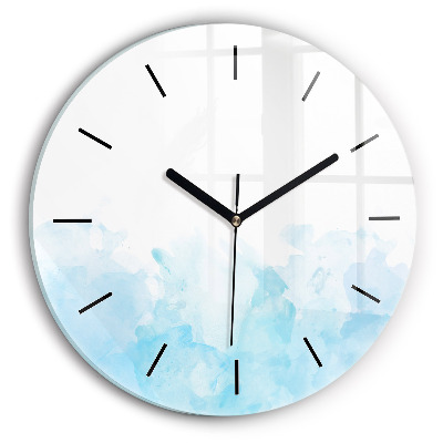 Kerek fali üvegóra 30 cm Festett foltok