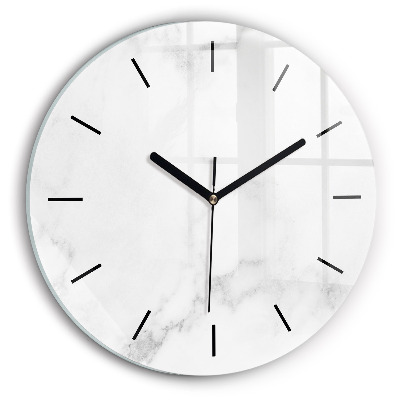 Kerek falióra 30 cm Elegáns márvány