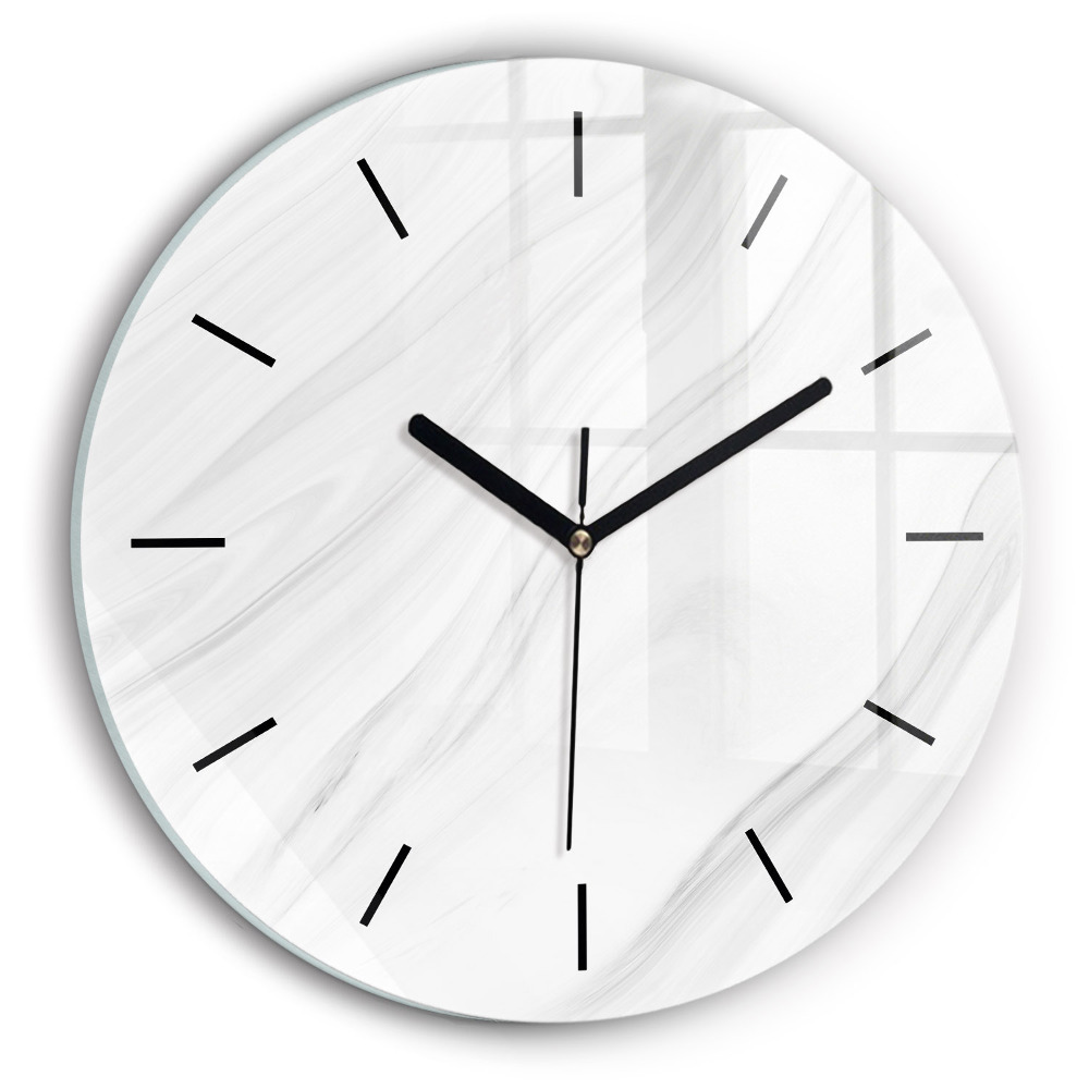 Kerek falióra 30 cm Dekoratív márvány