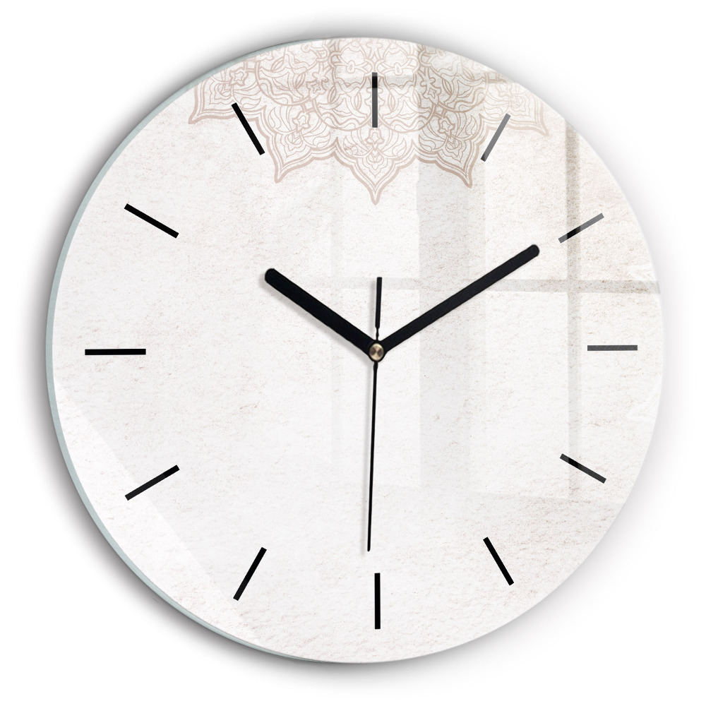 Fali üvegóra kerek 30 cm Dekoratív minta