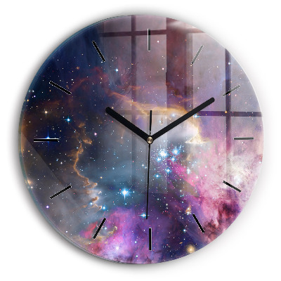 Kerek falióra 30 cm Galaxis és csillagok