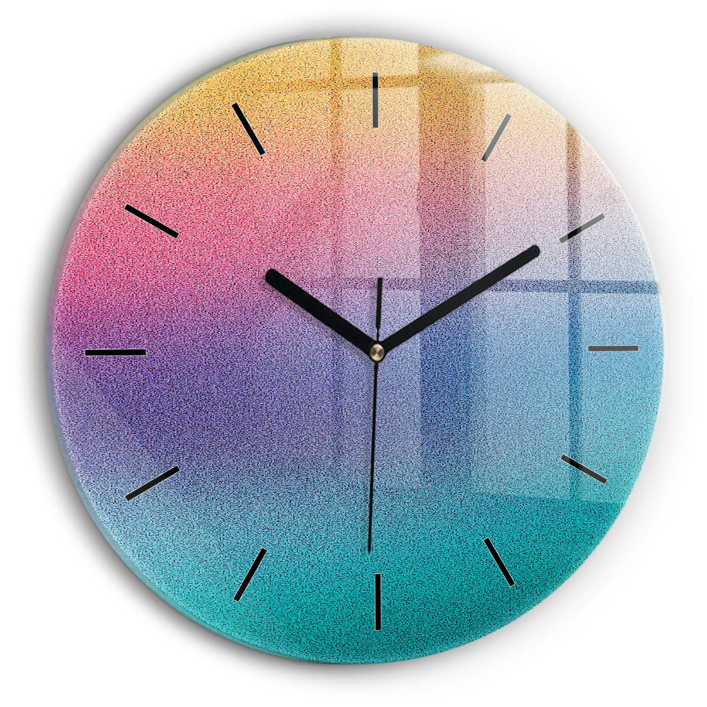 Kerek fali üvegóra 30 cm Gradiens minta