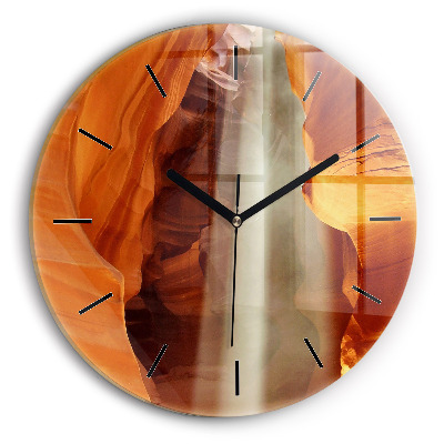 Kerek fali üvegóra 30 cm Sivatagi kanyon