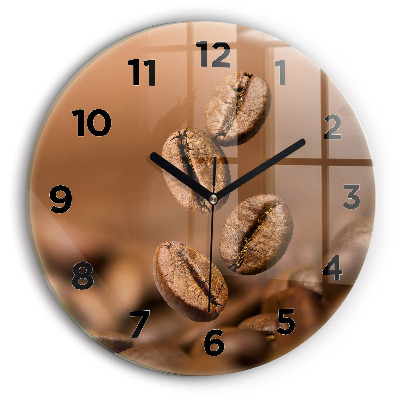 Fali üvegóra kerek 30 cm Absztrakt színek