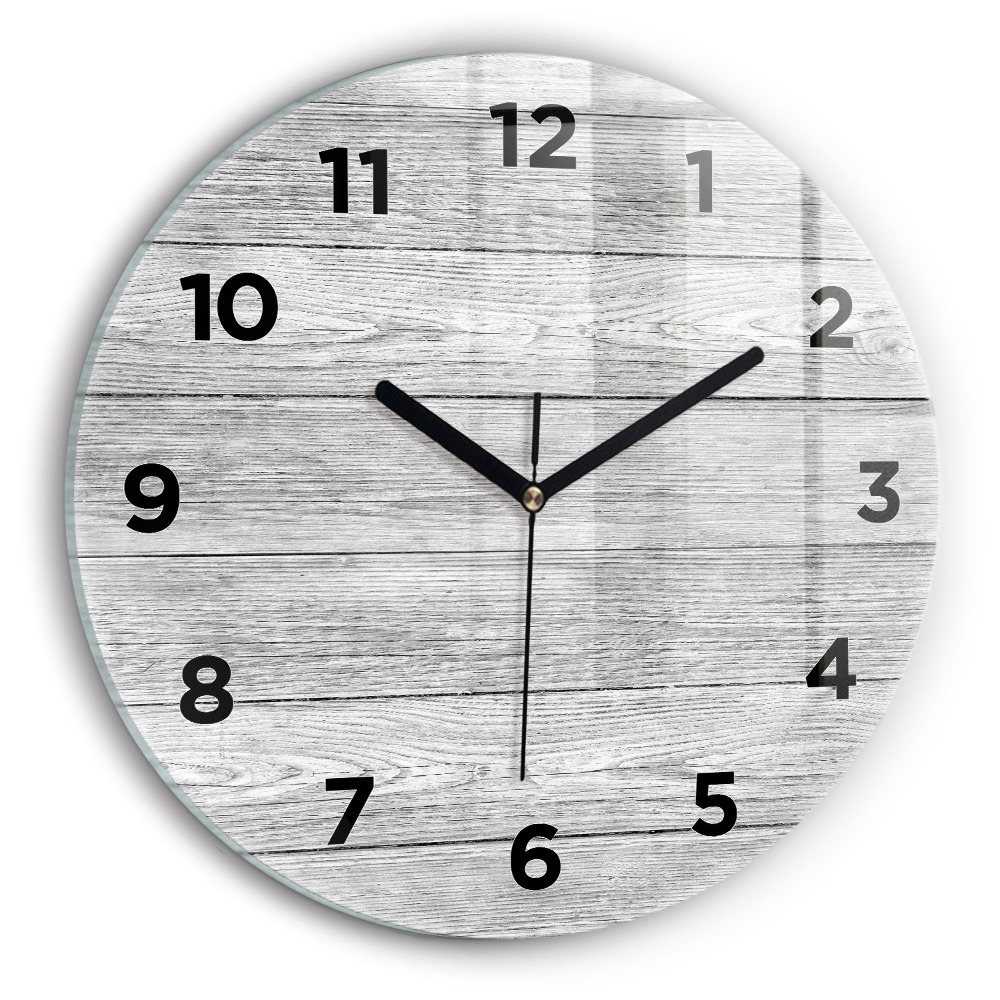 Egyedi üvegóra kerek 30 cm Fa panelek