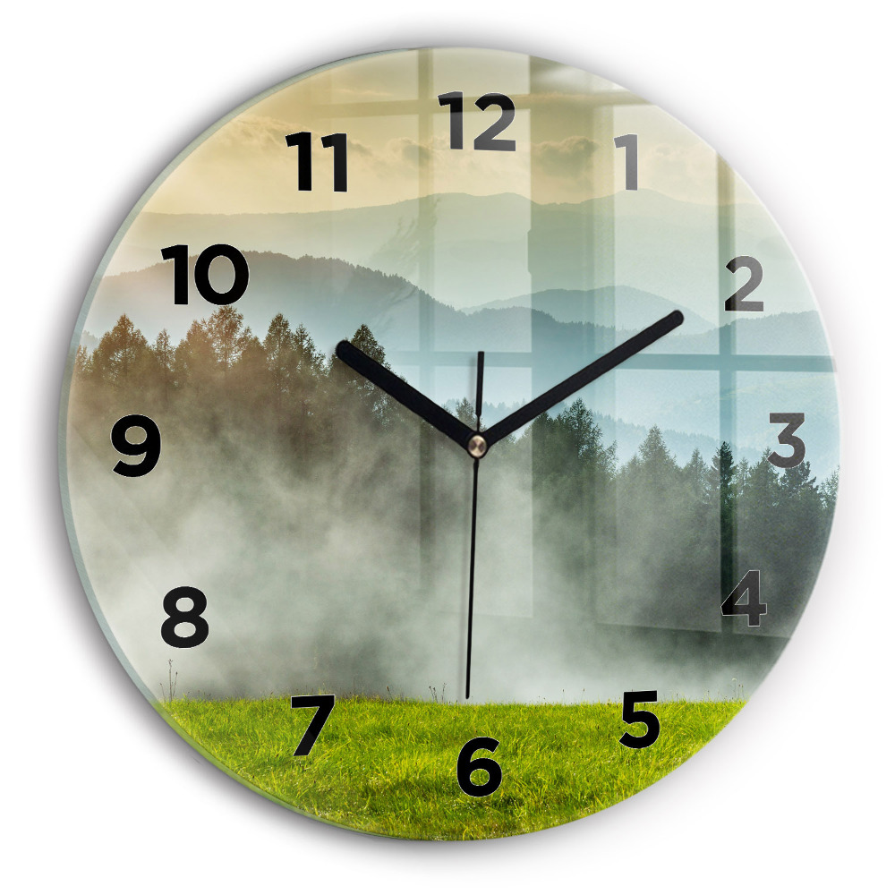 Kerek falióra 30 cm Hegyi táj
