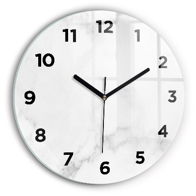 Kerek falióra 30 cm Elegáns márvány