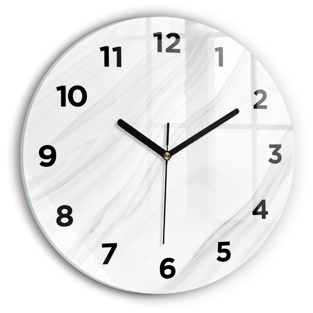 Kerek falióra 30 cm Dekoratív márvány