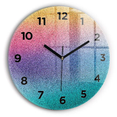 Kerek fali üvegóra 30 cm Gradiens minta