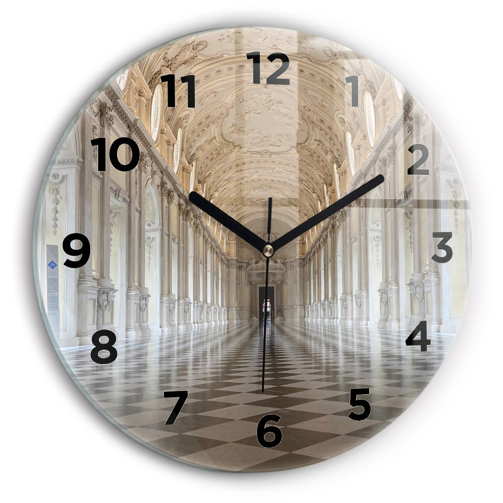 Kerek falióra 30 cm A Szűzanya szobra Lyonban