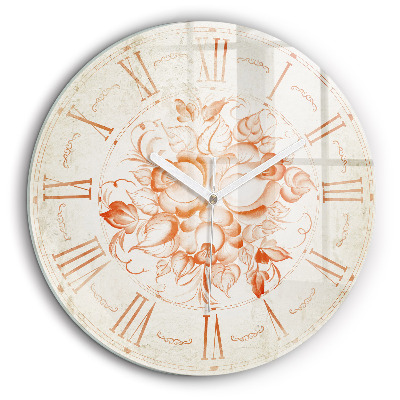 Fali üvegóra kerek 60x60 Római motívum