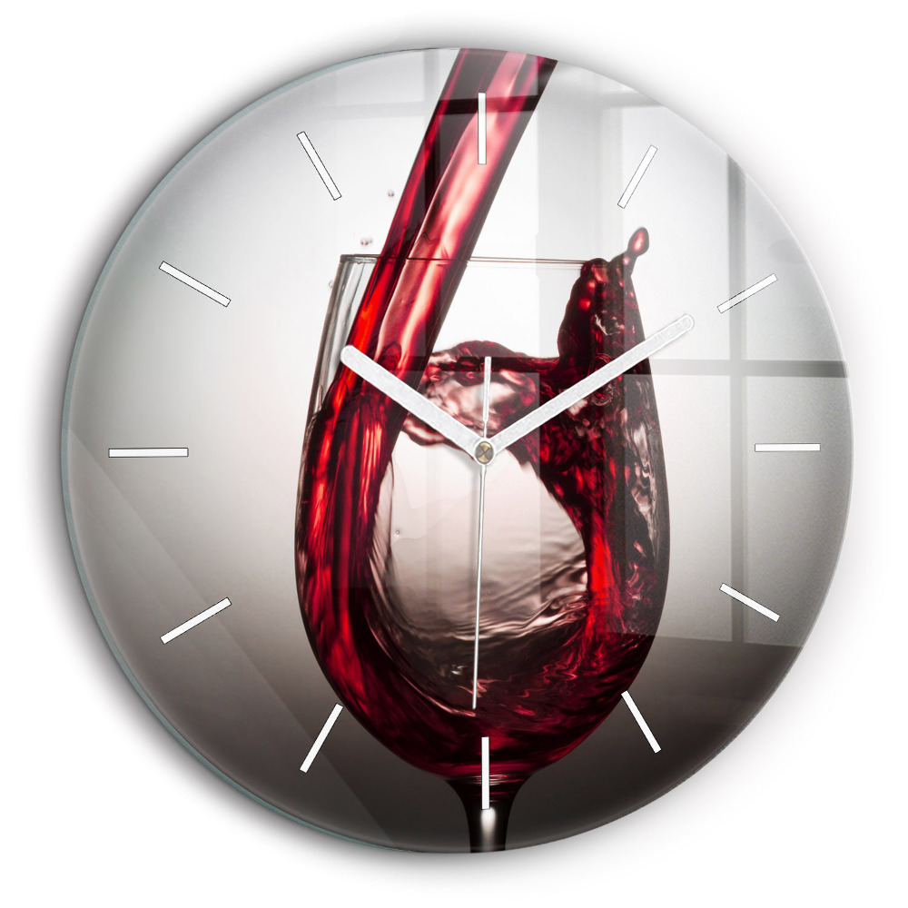 Kerek üvegóra 60 cm Pohár bor