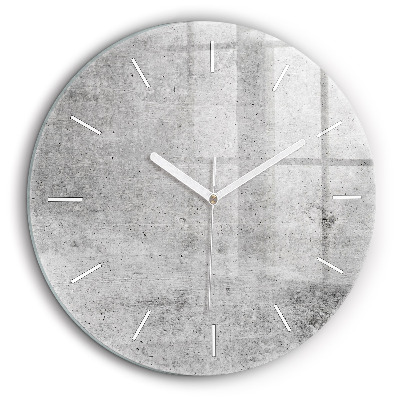 Kerek fali üvegóra 60 cm Nyers fal