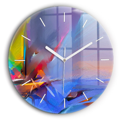 Fali üvegóra kerek 60 cm Tengeri táj