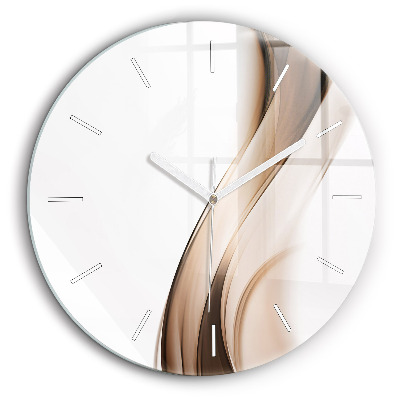 Fali üvegóra kerek 60 cm Absztrakt vonal