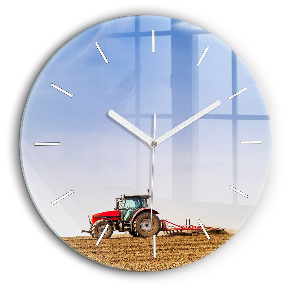 Kerek üvegóra 60 cm Földműves traktorral