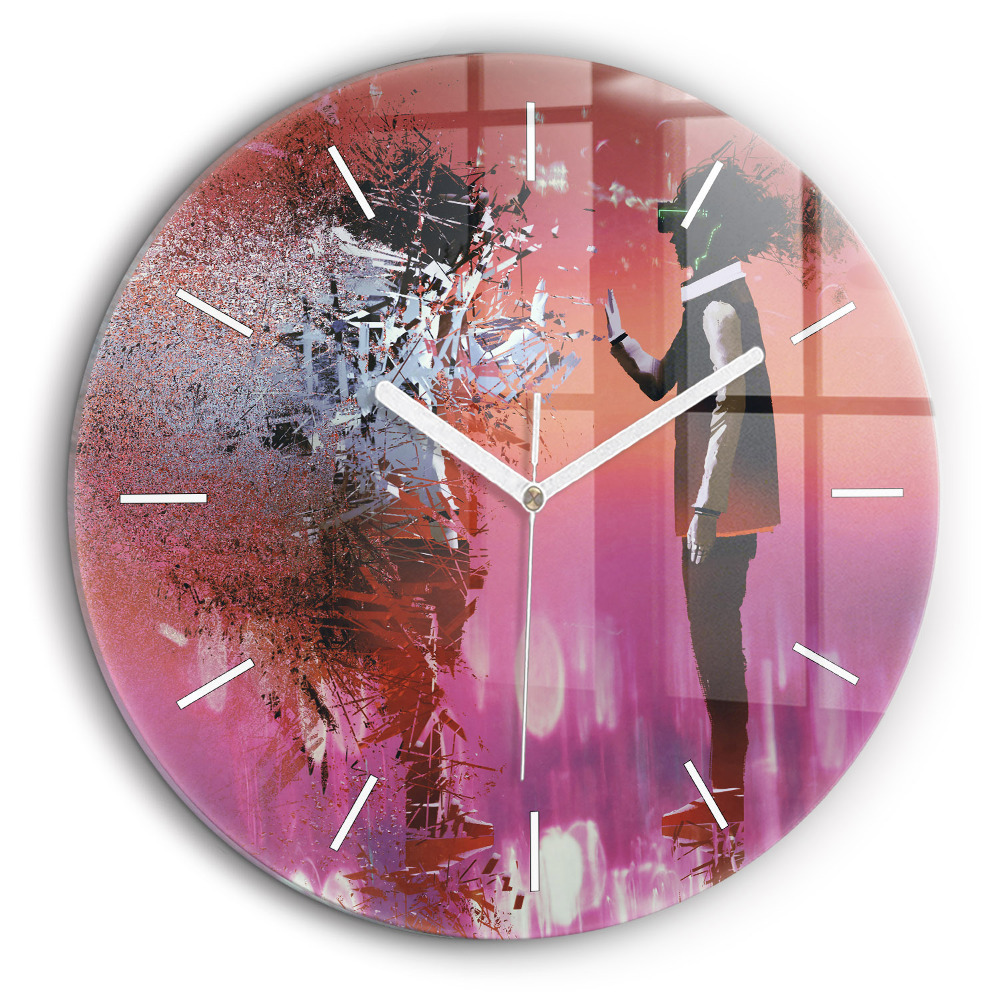 Fali üvegóra kerek 60 cm Cyberspace